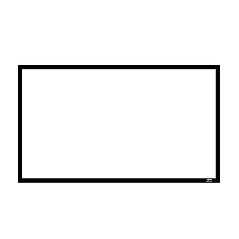 Écran de projection mural à cadre fixe Sable Frame 2 Series, blanc mat, cadre en velours noir, Diagonale de 180 po
