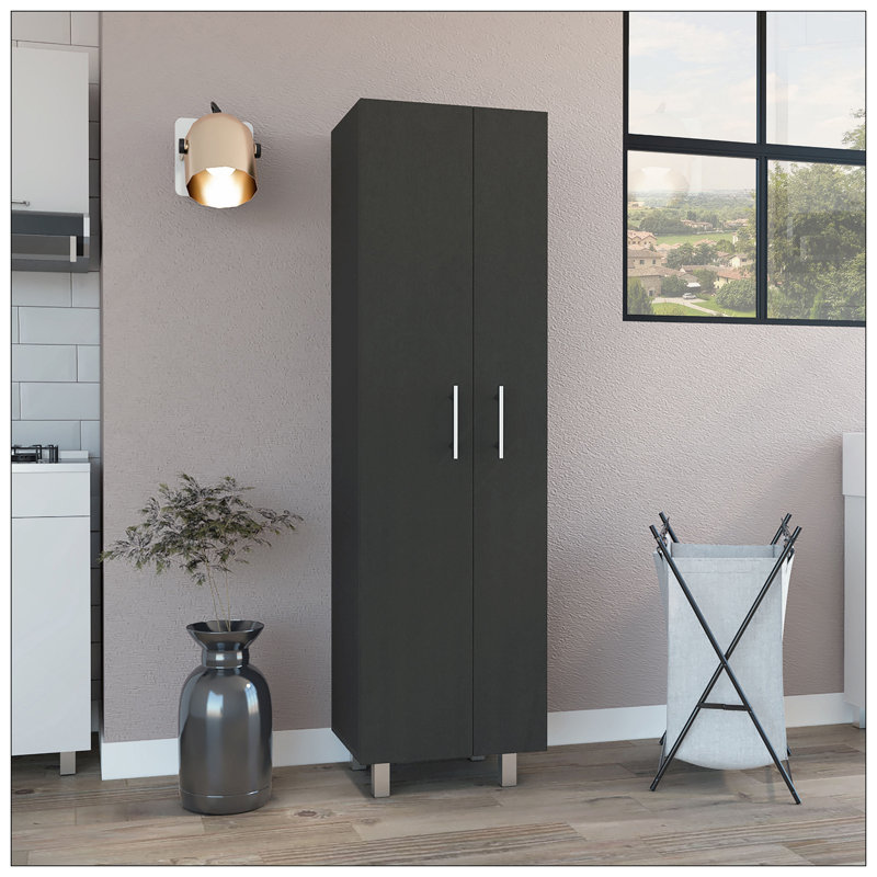 Garde-robe Closet, chambre à coucher, noir, Noir