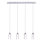 Luminaire suspendu cylindrique à 4 lumières DEL Ardrie