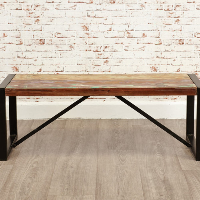 Kusilvak Wood Bench, 45cm H x 150cm W x 35cm D, Expresso