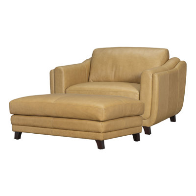 Chaise fixe et demie avec repose-pieds