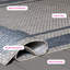 Tapis d'intérieur tissé à la machine Courtyard-691584152