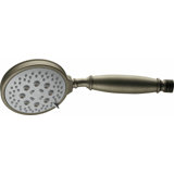 Traditional 4.13" Brass Multi Function Handshower 2.5 GPM