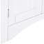 Blanc, armoire de rangement de salle de bain, portes et tablettes, profondeur de 24 po, 26,4 lb, intérieur réglable, coin de plancher facile à entretenir, profondeur de 24 po, conception-651686470-651686468