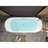 Freestanding 67 - Inch Gloss White Acrylic Bathtub, Oval Shape, Overflow And Pop Up Drain, Versatile Style, Safe For Bathroom Decor Tub, Freestanding, Oval, Center Contemporary Spacious Efficient,