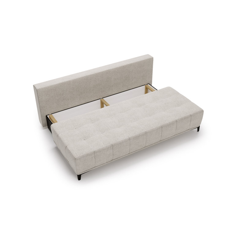 Tarell 2 Seater Sofa Bed, Light Grey
