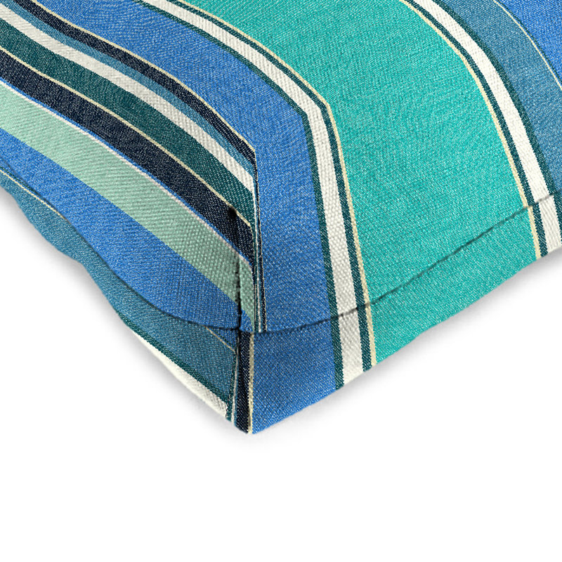 Outdoor Wicker Seat Cushion, Dolce Oasis Polyester