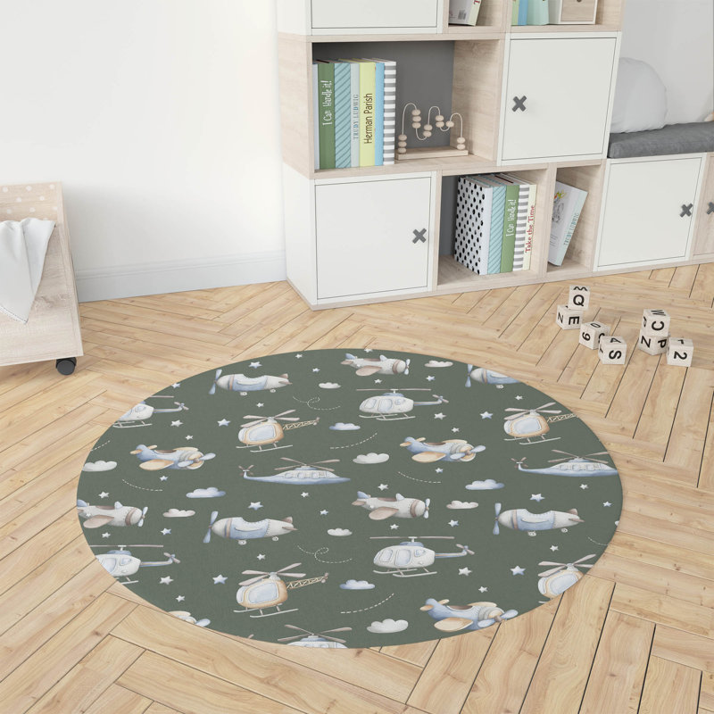 Tapis de jeu pour enfants Kamakasleep, Rond 5 pi