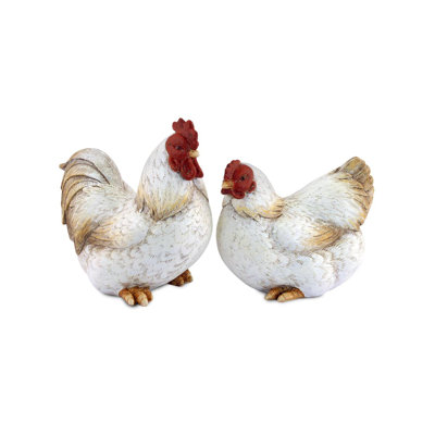Bridgecliff Rooster 2 Piece Statue Set
