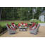 Maddox High Back Patio Chair with Sunbrella Cushions-2089129596