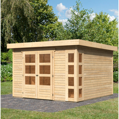 302 cm x 306 cm Gartenhaus Kerko