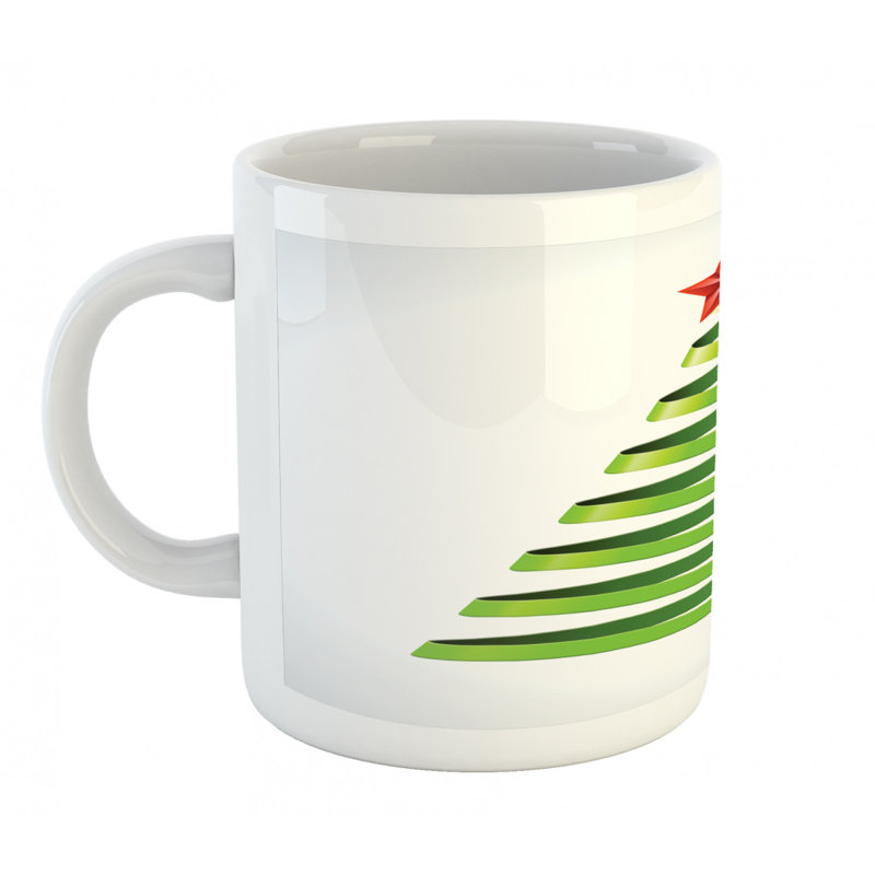 Tasse à café ribbon design