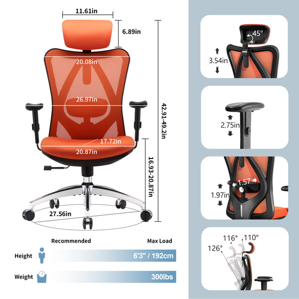 Ebern Designs Shekhar Mesh Task Chair & Reviews