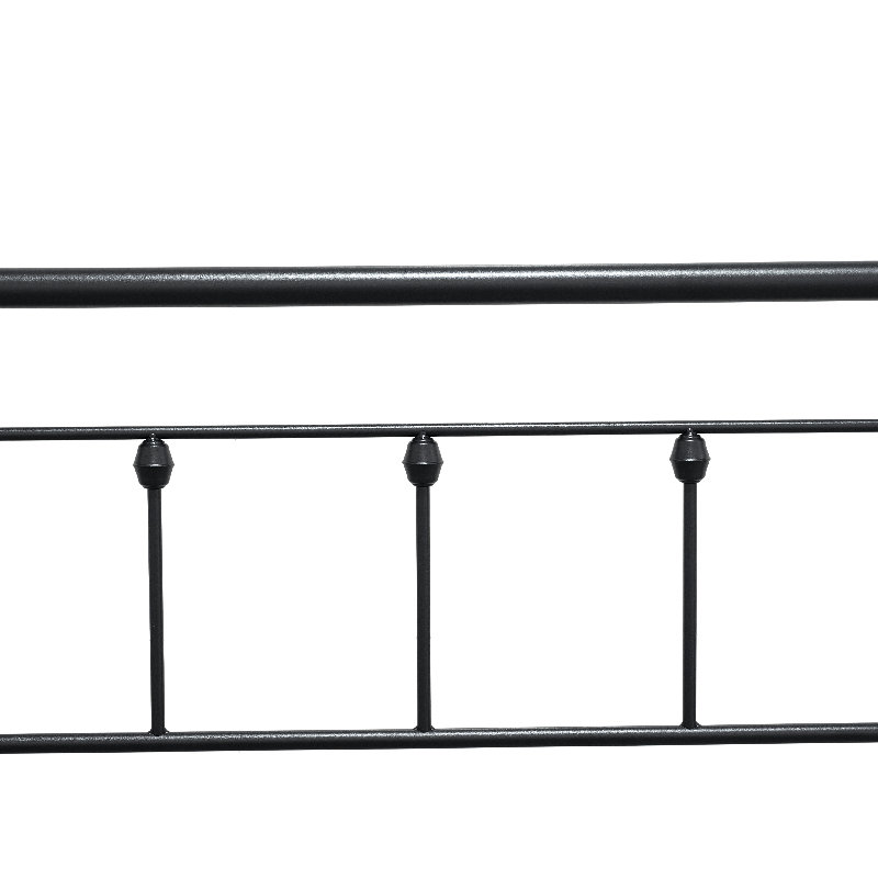 Nelya Metal Platform Bed, Queen, Black