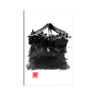 Road In Japan by Péchane - Painting on Canvas