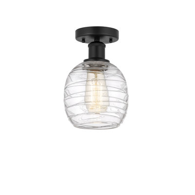 Magreb Glass Semi Flush Mount