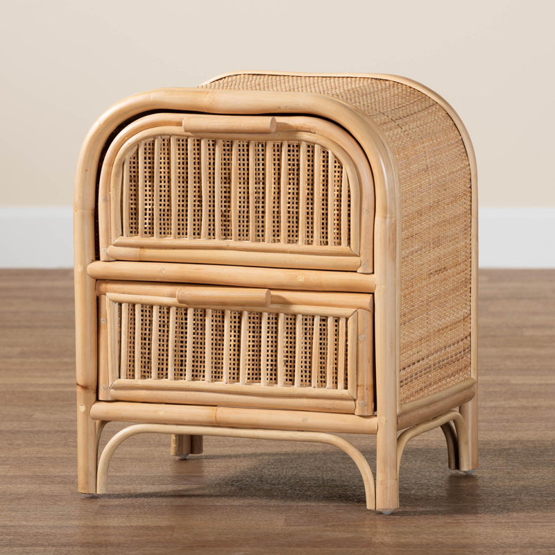 Benecio 16.5'' W Wicker / Rattan Nightstand