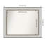 Miroir mural de salle de bain non biseauté 23,25 po x 29,25 po Salon Argent-1498006421