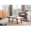 Nino Solid Wood Trestle Coffee Table