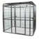 Chanavia 79'' Iron Flat Top Flight Cage with Perch
