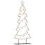 Metal Christmas Tree with Stand Black Steel-969756171