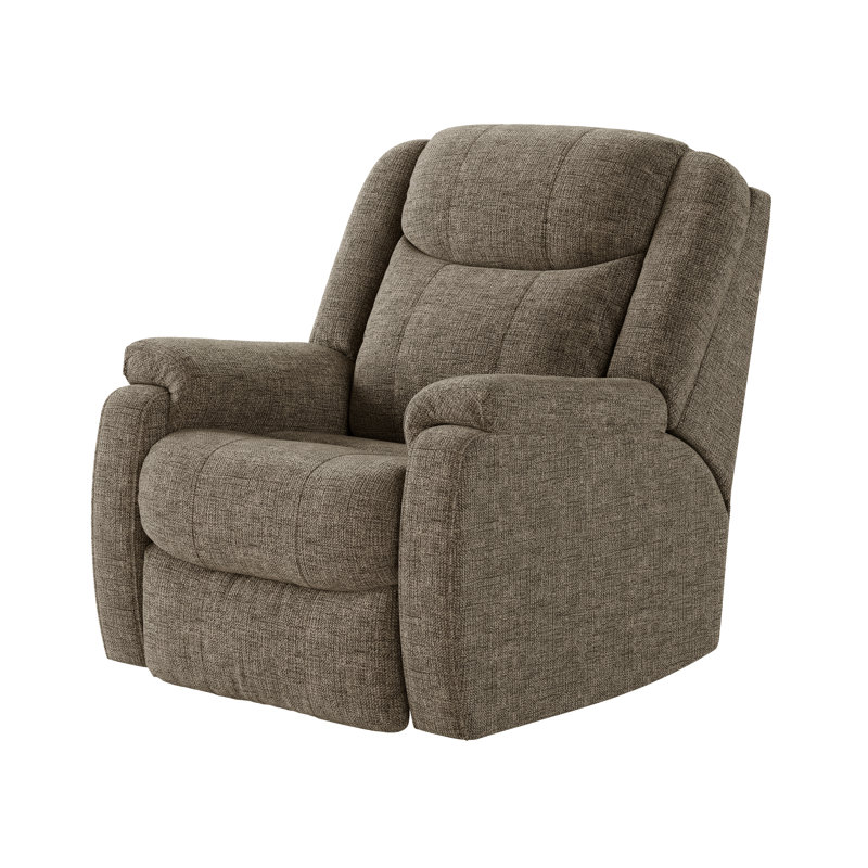 Hercules Dual Power Wall Recliner, Brown Velvet