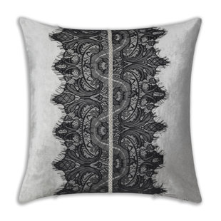 Coussin en velours Alisa