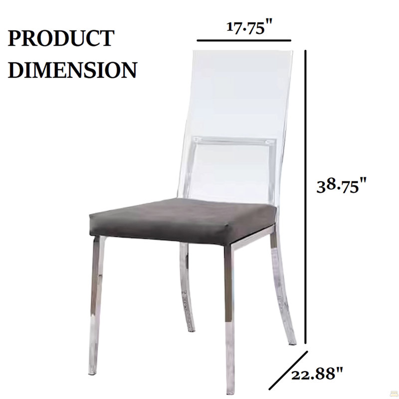 Chaise d'appoint 2Pc