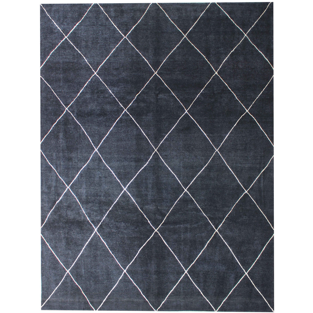Abstract Hand Woven Area Rug