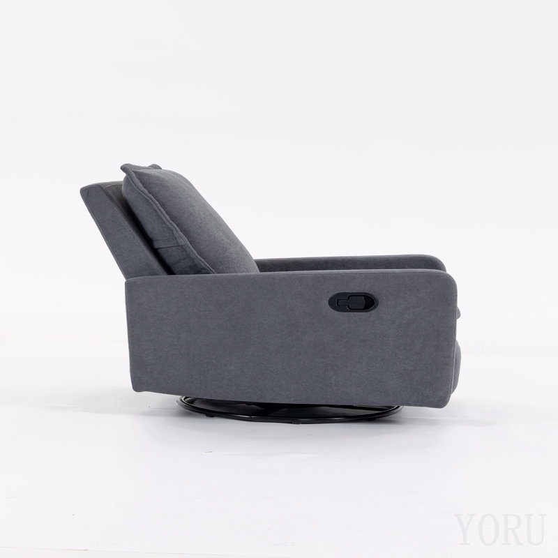 Fauteuil court en peluche, Gray