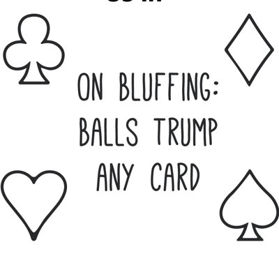 Décalcomanie murale balles de bluffing prend