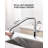 Single Handle Kitchen Faucet with Accessories-93486580