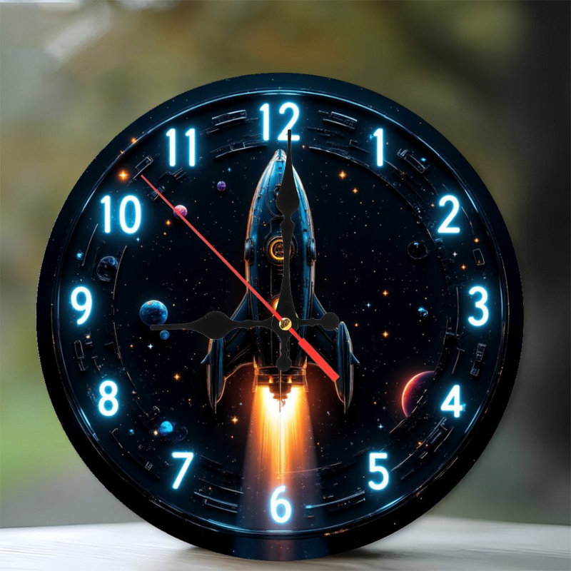 Horloge fleurie