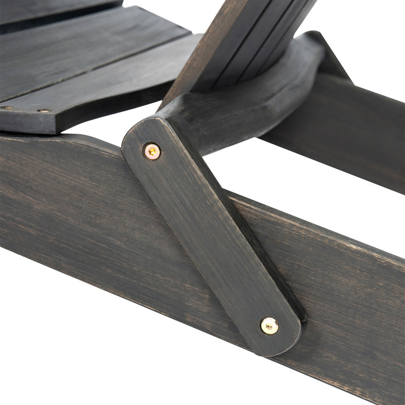 Chaise Adirondack Malibu (sans la table), Gris foncé