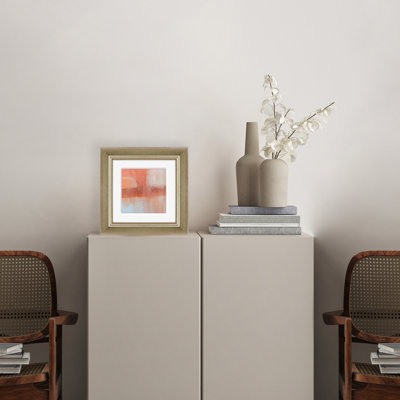 Wood Picture Frame with Mat
