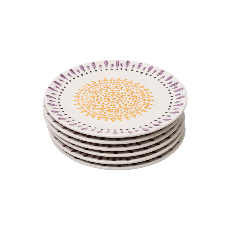 Jessamine Set of 6 Dessert Plates, 20.5cm