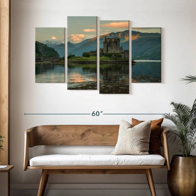 Lilie Eilean Donan Castle West, 32" H x 52" W