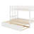 Twin Over Twin Pull-Out Bunk Bed With Trundle-1660907906