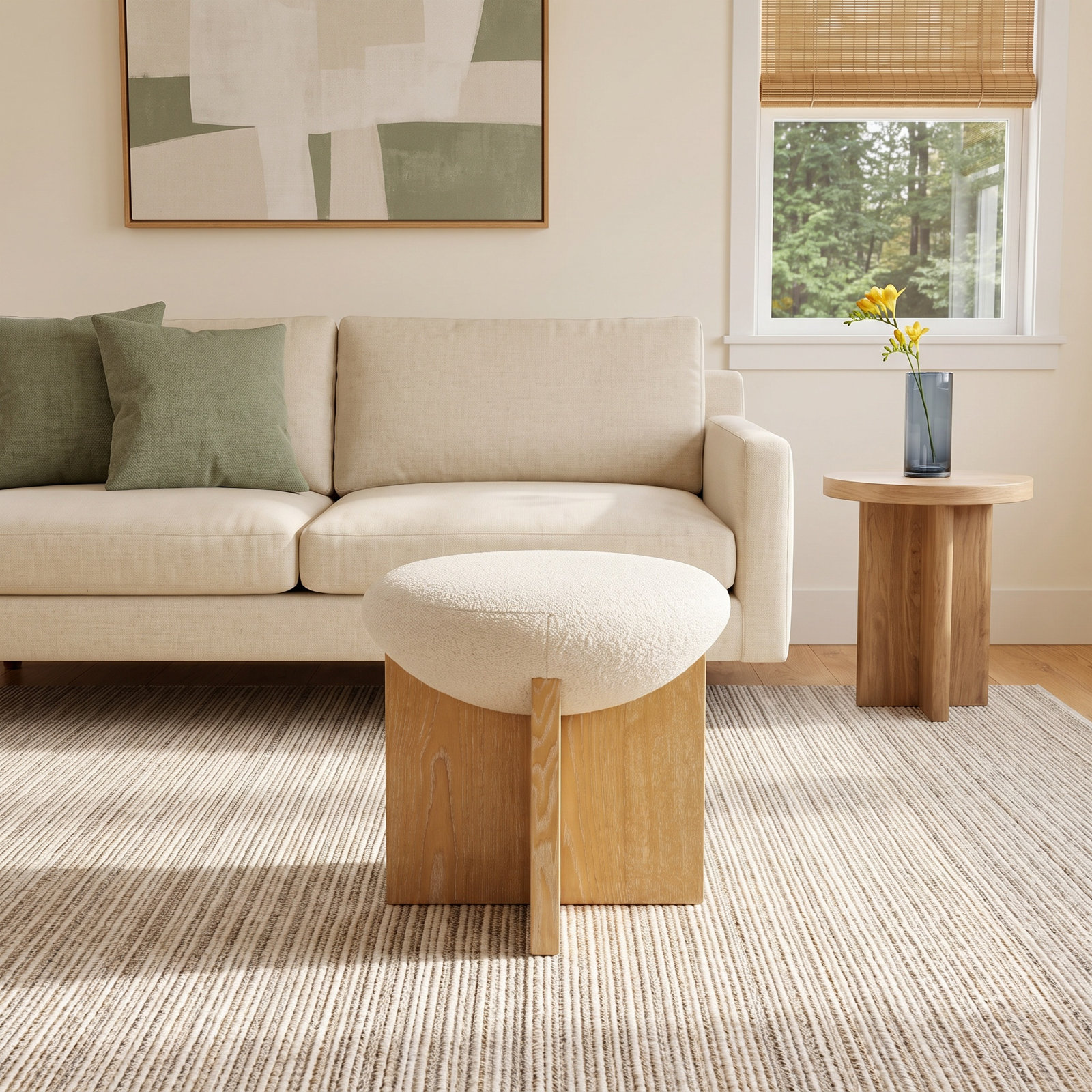  Lainie Minimalist Accent Stool