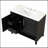 36"MDF Frame Bathroom Vanity With Sink