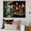 Japon Art Paper Lantern Glow IV - Japanese Canvas Wall Art