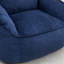 Spacious Corduroy Bean Bag Chair With For Adults And Teens, Dark Blue, High - Quality Foam, Great Study Relaxing Bean Bag , Ergonomic Design, , Foam Filler, Study, Reading