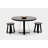 ARS Solid Wood Top End Table