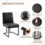 45cm H Upholstered Metal Side Chair-121976089