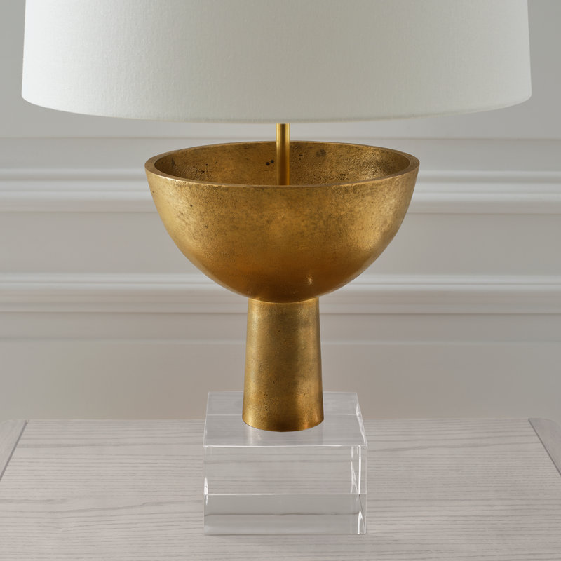 Eadan Table Lamp, Museum Brass