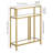 Cortland Glass Top Console Table-558307576-565444375