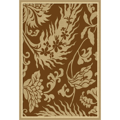  Framed Fabric Pinboard, Japanese Patterns III by Baxter Mill Archive Printed Bulletin Board for Use as a Vision Board or Wall Organization