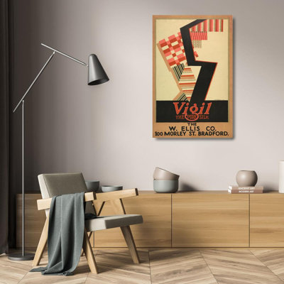 "Virgil-The Pure Silk" by  Edward Mcknight Kauffer - Gallery Wrap Canvas Wall Art