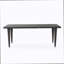Ensemble de salle à manger 9 pièces en osier pour l'extérieur, grande table moderne en rotin de 73,50 po et chaises pour 8 pour patio, terrasse, cour arrière, porche, brun et noir