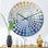 Haygazun - Horloge murale peinture abstraite